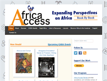 Tablet Screenshot of africaaccessreview.org
